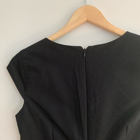 Banana Republic Black Cap Sleeve Dress - Picture 3 of 8